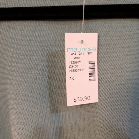 New with tags! Maurices Women's Cardigan in Soft Teal - Picture 4 of 12